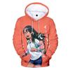 2024 3D Prints Don't Toy with Me Miss Nagatoro Anime Hoodies Women Men Hooded Sweatshirt Fashion Streetwear Tracksuit Pullover