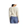 Polo Ralph Lauren Logo Embroidered Crew Neck Sweater Women sweater Off-White 211910421-001