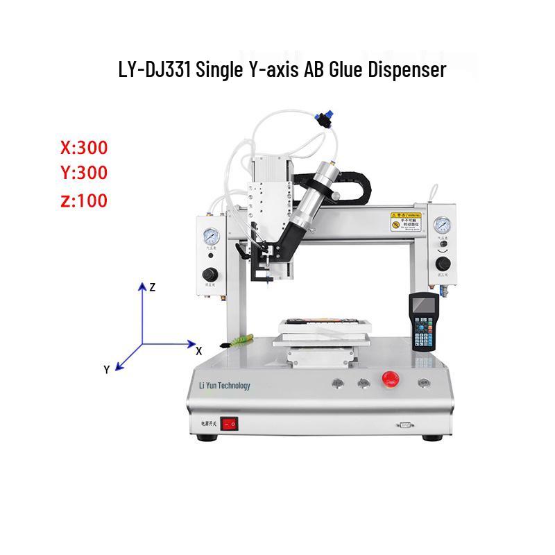 

Four-Axis Silicone Dispensing & Coating Machine for Solder Paste, AB Glue, UV, and Quick-Dry Glue
