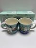 ARABIA Moomin Mug 2026 SIMPLE JOY Blue Japan Limited Edition Set 2