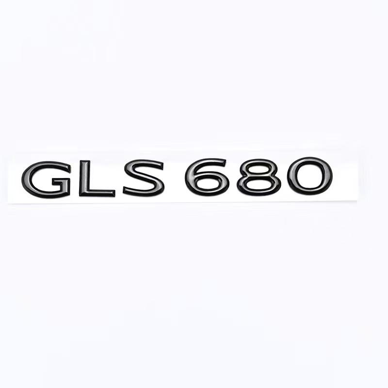 3D ABS Chrome Logo Car Sticker Emblem Badge Door Decal For Mercedes Benz Maybach GLS 400 450 480 500 580 600 680 Car Accessories WX4