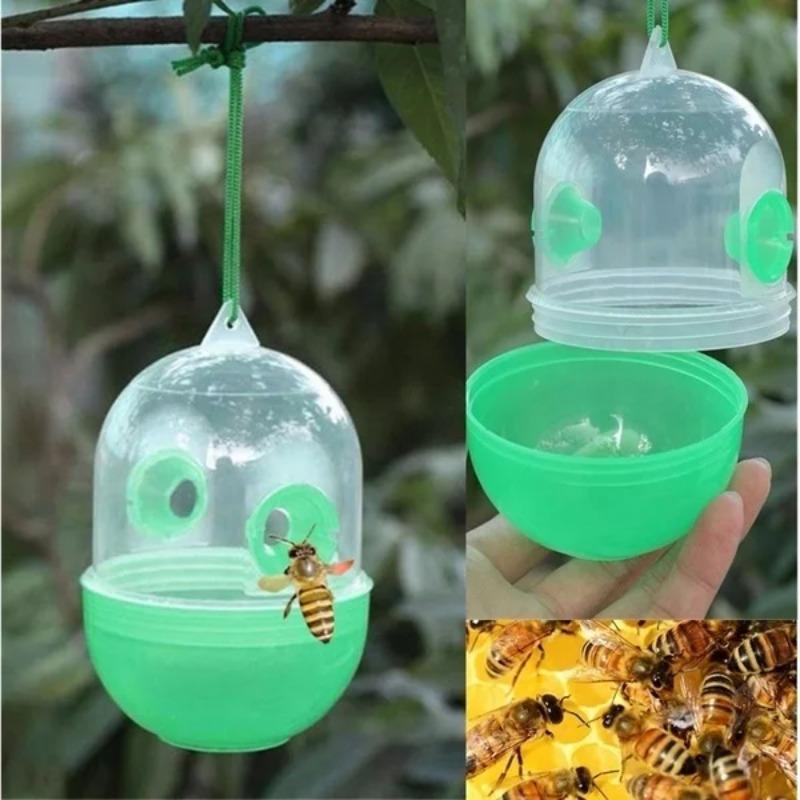 Reusable Outdoor Wasp Hanging Fly Trap Catcher Beekeeping Catcher Cage Equipment Tools for Wasps Bees