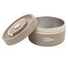 Thermal Cooking Pot 420ml 304 Stainless Steel Double Layer Portable Round Shape Thermal Lunch