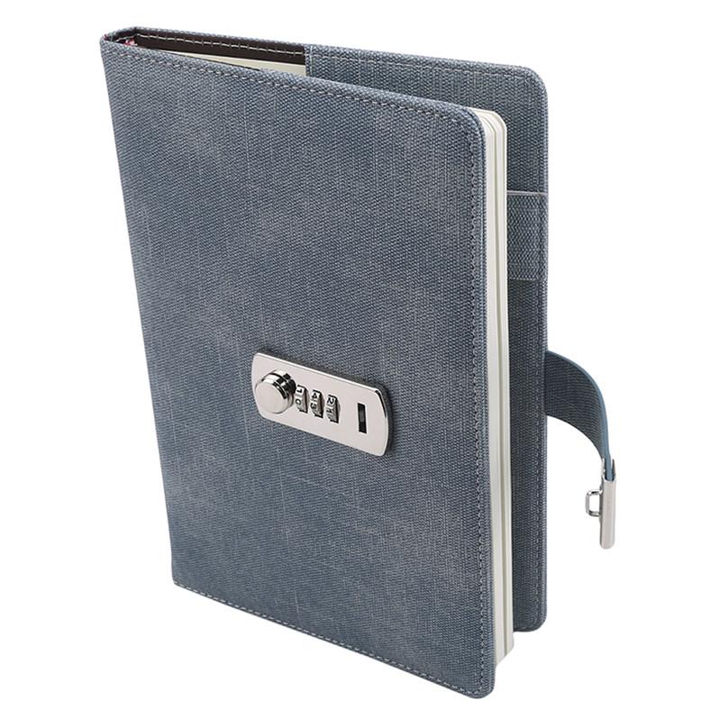 Fashion Creative Password Lock Notebook Code Book Office Supplies