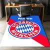 Custom Name FC Bayern München Printed Carpet,Rug for Office Chair Living Room Bedroom Kitchen Room Decor Gifts.