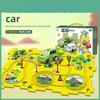 Kinder DIY Puzzle-Bahn Auto Set Spielzeug für kreatives Spielen Geschenk