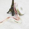 25Yards Handmade Ribbon Cream Pink Color Wrapping Silk Satin Ribbon Wedding Party Favor Gift Box Cak