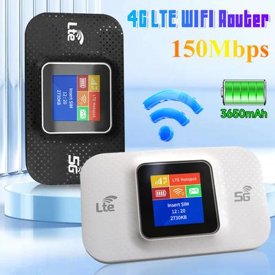 4G Lte WIFI Router Wireless Portable Router 150Mbps Unlock Modem Mobile WiFi Router Sim Card Slot Pocket WIFI Router for Home