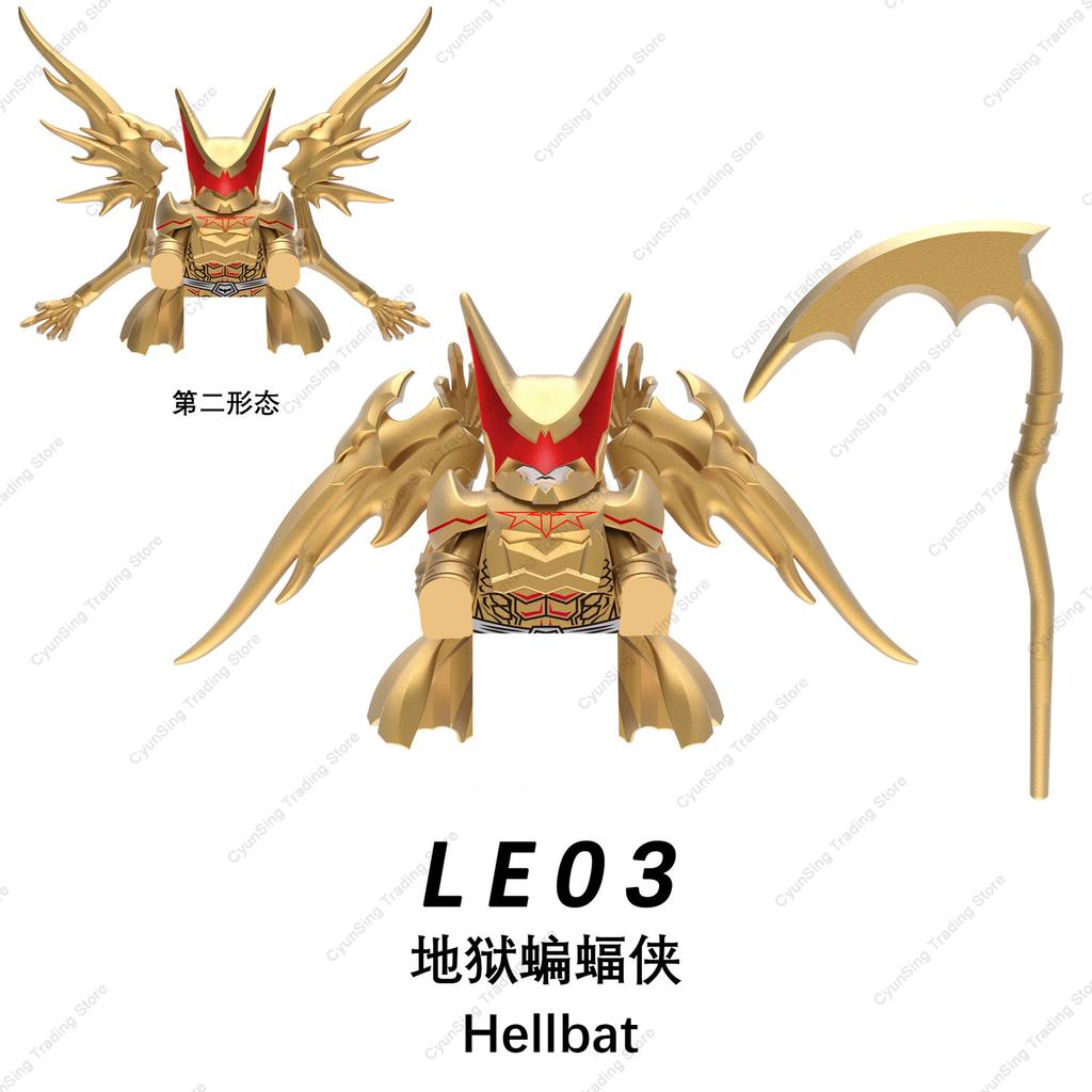 NEU Anime Ninja Böser Moro Mini Actionfigur Bausteine Herr. E Skelett Zauberer Puppen Bausteine Modell Kinder MOC Spielzeug Geschenke