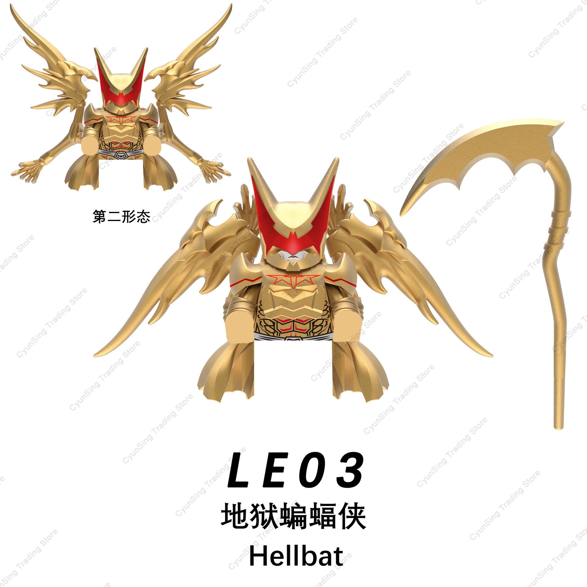 

НОВЫЙ Аниме Ниндзя Злой Моро Мини Фигурка Строительные Блоки Мистер. E Скелет Волшебник Куклы Кирпичики Модель Детские MOC Игрушки Подарки