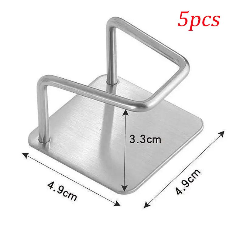 1/2/3PCS Kitchen Organizer Sponge Holder Soap Rack Self Adhesive Sink Drain Drying Stainless Steel Wall Storage Hook Accessories