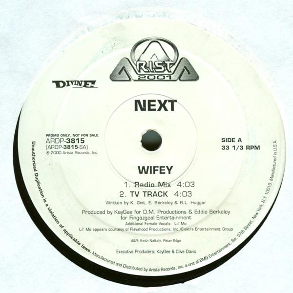 

12inch Record NEXT Wifey ARDP3815 Arista 2000 US Rap HipHopRB Used