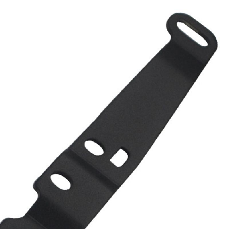 Metal Horn Installation Bracket with Slot and Center Hole Layout, Vehicle-Fit Mounting Support for Horn Replacement Positioning Work