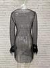 2024 European Festival Glitter Mesh Jumpsuit: Autumn Fashion, Sexy and Stylish Women's Clothing