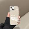 Fun expression bag mirror surface is suitable for iPhone17 mobile phone case 16pro electroplating button x Apple 13 all-inclusive 14