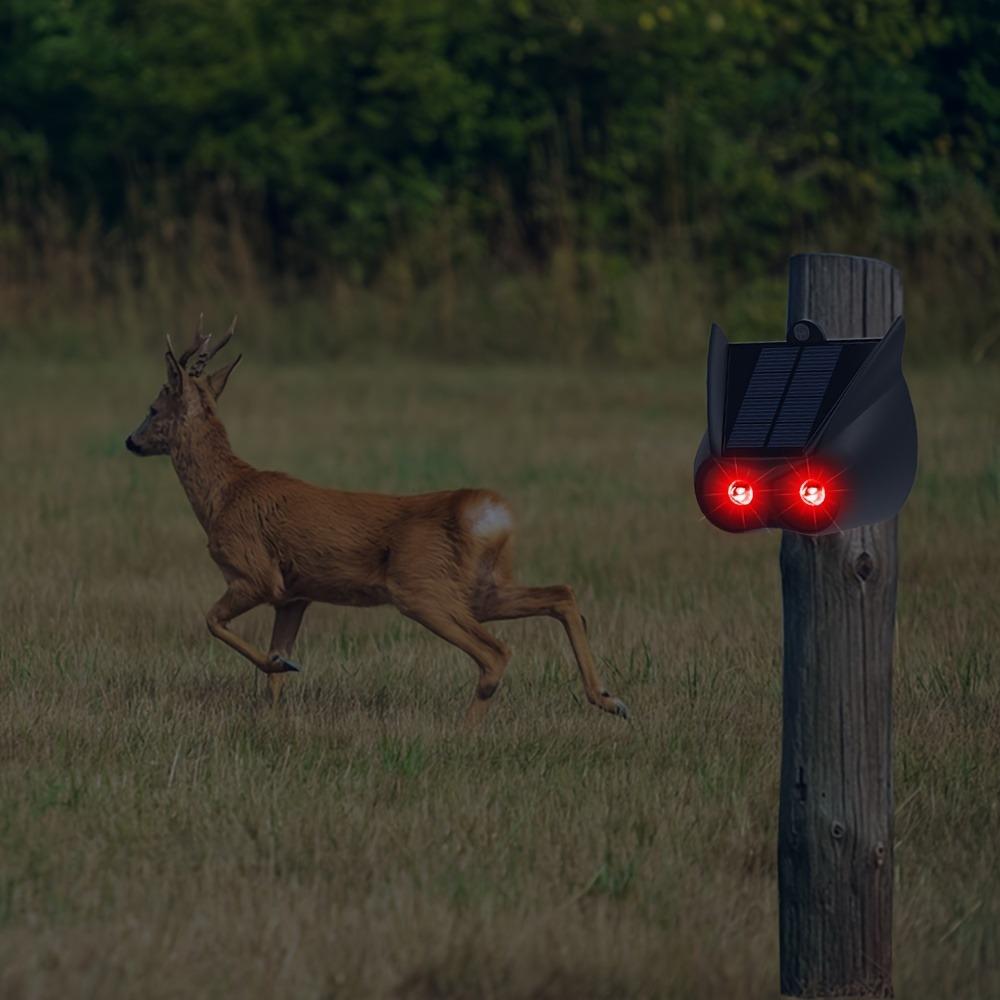 Cat Repellent Outdoor Solar Powered Ultrasonic Animal Repeller - Keep Away Birds, Cats, Deer, Raccoons & More | Outdoor Pest Control Solar Powered Outdoor Animal Repeller