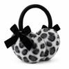 Leopard Plush Ear Warmers Soft Fluffy Windproof Ear Muffs  Autumn Winter Outdoor Commuting
