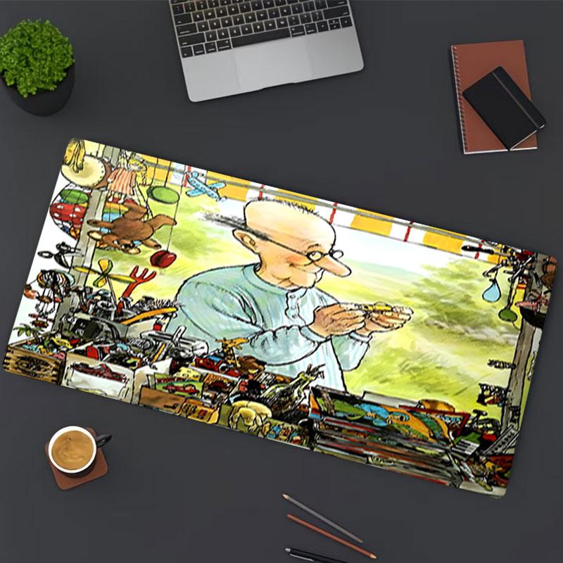 Pettersson und Findus Print Mouse Pad, for Keyboard Pad Laptop PC Mat for Office Home Use, Desk Decor, Perfect Birthday Gift for Gamers