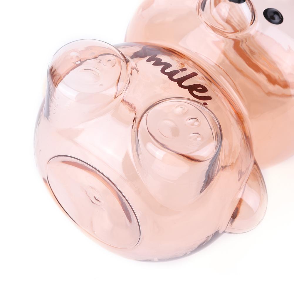 1000/1400ml Sticlă de Apă Urs cu Curea de Umăr Sticlă de Băut Urs Drăguț Portabilă de Călătorie Cană cu Pai pentru Băieți Fete Uz Zilnic