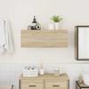 Badezimmer-Wandschrank Sonoma-Eiche 80 x 25 x 30 cm Spanplatte
