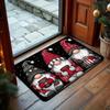 1pcThree Dwarfs Christmas Theme Doormat, Non-slip Floor Mat for Living Room, Bedroom, Bathroom, Holiday Home Decoration