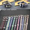 High-End NATO One-Piece Nylon Watch Strap - Canvas Woven, Sizes 18/20/22/24.