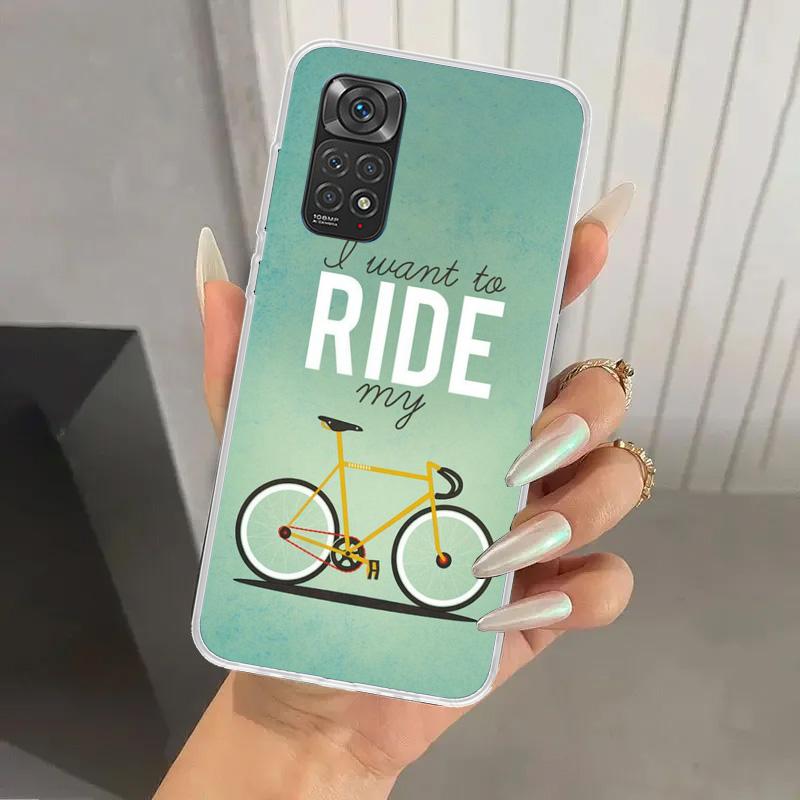 Bicycle Bike Sport Phone Case for Xiaomi Redmi Note 15 14 14S 13 12S 12 Pro 11S 11 Plus 11T 11E 10S Soft Funda Print Shell Redmi