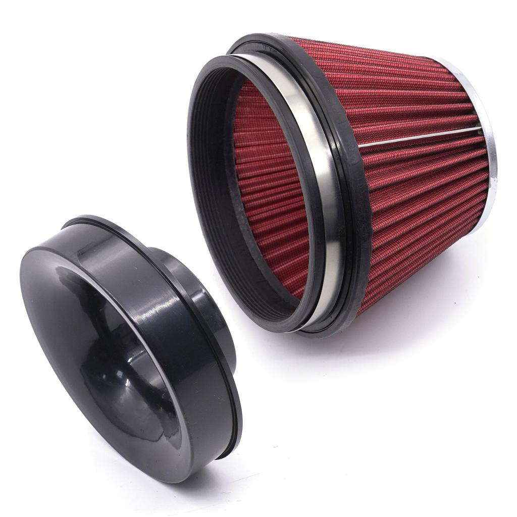 Air Intake Filter Auto Cold Kit Sport Racing Car Acessories Cone High Flow Filters Automobile Universal Parts 150-76/89/101mm