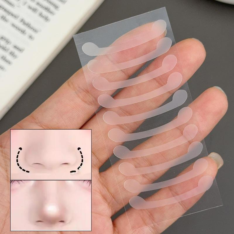 5/50pcs Shrinking Nose Wing Patch Wing Stickers Cosplay Nose Strips Invisible Slimming Thin Facial Shapers Care Makeup Tools
