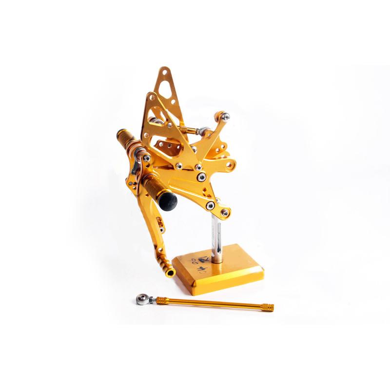 For BMW S1000RR HP4 2009 2010 2011 2012 2013 2014 Motorcycle Footrests CNC Rearset Rear Set Adjustable Foot Pegs Footpeg 09 10