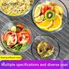 1PCS Deep Mixing Bowl - Heavy-Duty Glass Salad Bowl, Dishwasher & Oven Safe, Microwave Compatible for Baking Prep Bread Proofing