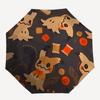 1pc Ghostly Sewing Auto Open/close, All-Season Portable Folding Umbrella for Women & Men, Travel, Everyday, Formal Events - Compact Luxury Parasol, Ou