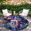 Colorful Frog pattern round rug,Carpet Rug for Living Room Bedroom Sofa Playroom Decor,Non-slip Floor Mat,Holiday Gifts and Birthday Gifts