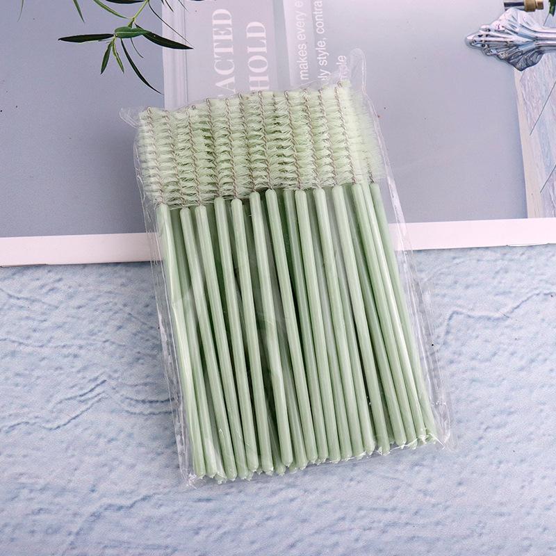 Portable Solid Rod Colored Eyelash & Eyebrow Brush for Makeup & Grafted Lashes