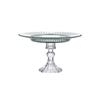 High-footed Origami Glass Fruit Plate