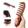 1pcs Natural Wood Hair Combs Anti-Static Wooden Comb Massager Long Wide Tooth Detangle Sandalwood Comb Hair Care Household Gift