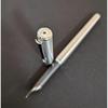 Used Genuine PARKER Fountain Pen, Stainless Steel Barrel, Retro, Vintage