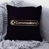 C-CommodoreS LOGO Pillow Gift Home Office Decoration Bedroom Sofa Car Cushion Cover Case 45x45