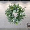 13 Inch Wreath Farmhouse Front Door Hanging Garland Porch Holidays Decoration Photo Props