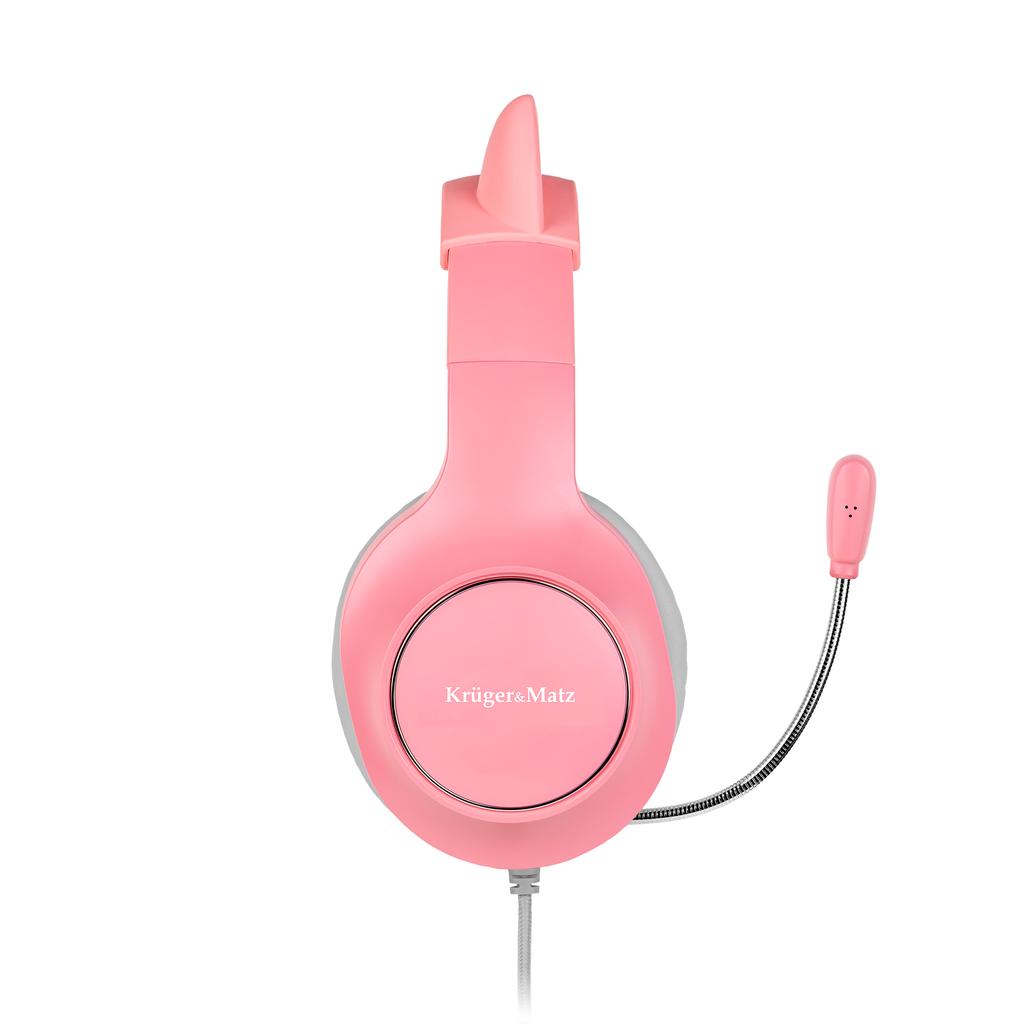 Gaming Headphones for Children, Cat Ears, Microphone