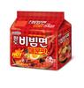 Paldo Bibim Noodles Spicy 5 Packs (130g Each) – Korean Cold Noodles