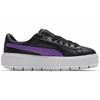 Puma Platform Trace Thick Sole Sports Low Top Sneakers Women Sneakers Black Purple 366109-05