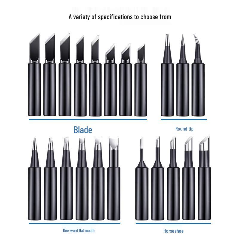 936 Internal Heating Soldering Iron Tip, Constant Temperature, Chrome & Black Diamond, Lead-Free