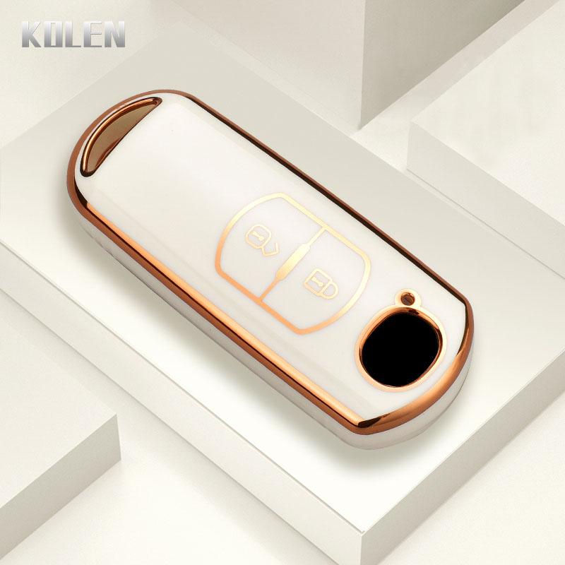 New Tpu Car Remote Key Case Cover Shell For Mazda 2 3 6 Bl Bm Gj Atenza Axela Demio Cx3 Cx-3 Cx5 Cx-5 Cx7 Cx9 Mx5 Ke Kf Keyless