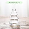 Retro Embossed Transparent Glass Vase: French-Inspired Luxury Home Decor for Living Room