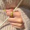 Golden Ring Female 520 Clock Watch Ring Ins Valentine'S Day Gift Premium Durable Quality Useful Practical Reliable