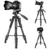 Neewer SAB234 Portable Aluminum Alloy 142cm with Rotating 4kg Weight Black Tripod, Head, Capacity,