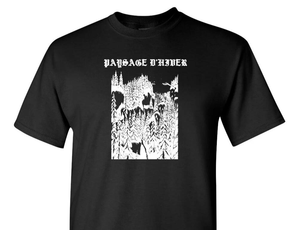 Paysage d Hiver T-Shirt black metal lamp of murmuur vargrav abigor dissection S