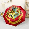 Hogwarts Crest Symbolism Outdoor Automatic Umbrella with 8-Rib Sturdy Construction Perfect for Outdoor Adventures Fashion Lovers Best for Christmas