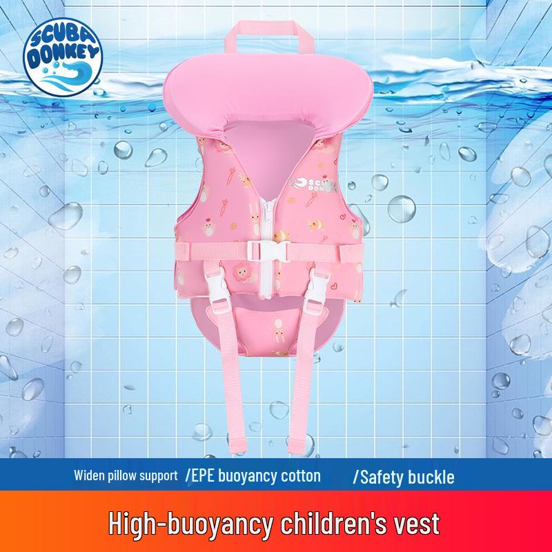 Kids' Life Jacket with Enhanced Buoyancy for Boating and Snorkeling